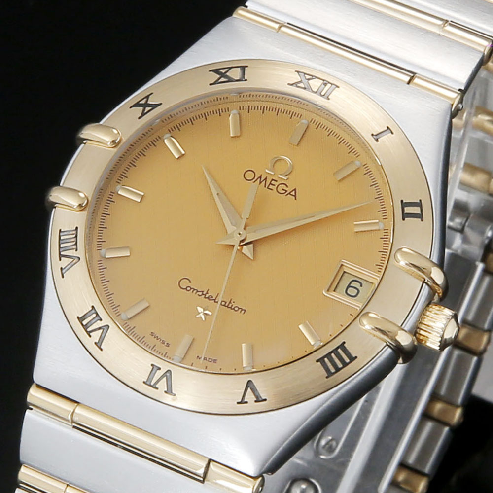 OMEGA(USED)오메가 컨스틸레이션 콤비 풀바