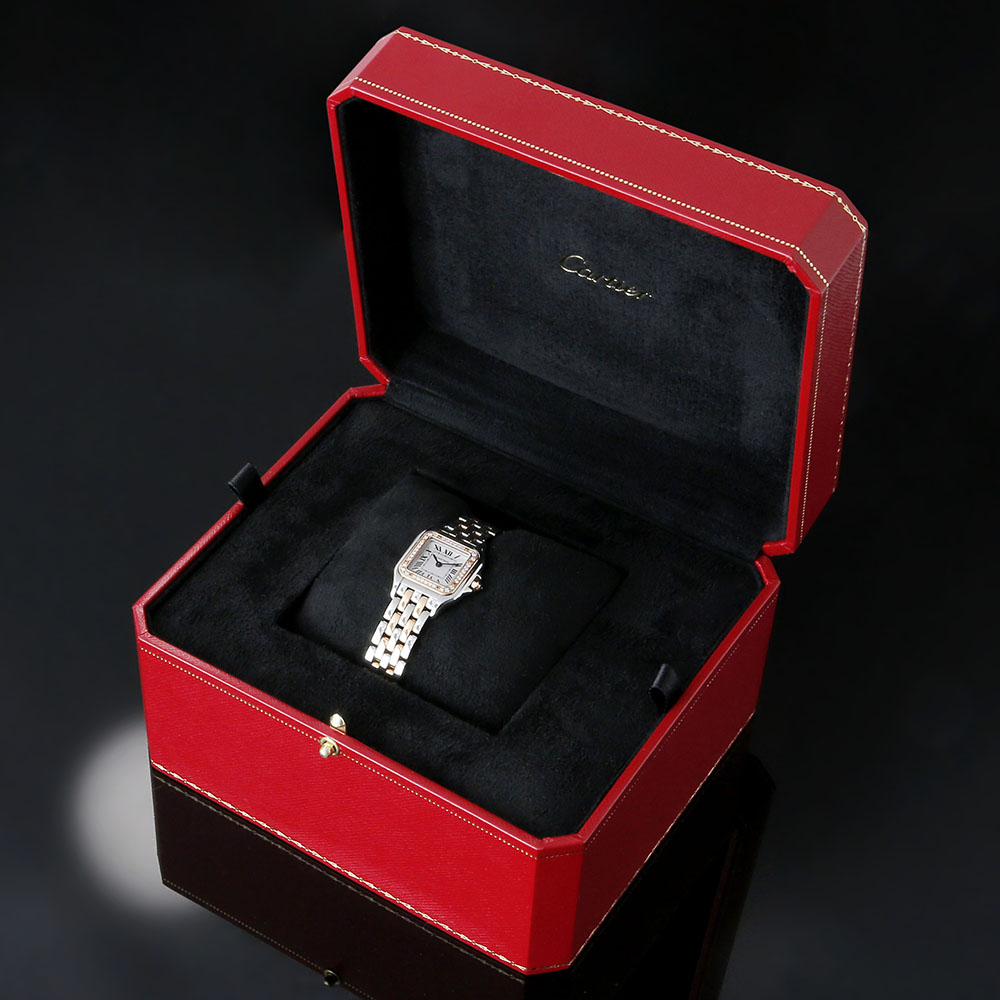 CARTIER(USED)까르띠에 팬더 2라인 콤비 다이아베젤