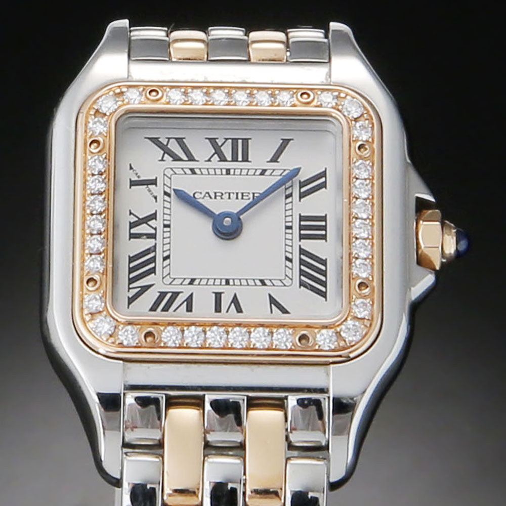 CARTIER(USED)까르띠에 팬더 2라인 콤비 다이아베젤