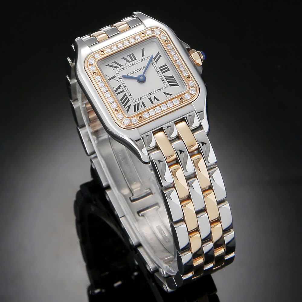 CARTIER(USED)까르띠에 팬더 2라인 콤비 다이아베젤