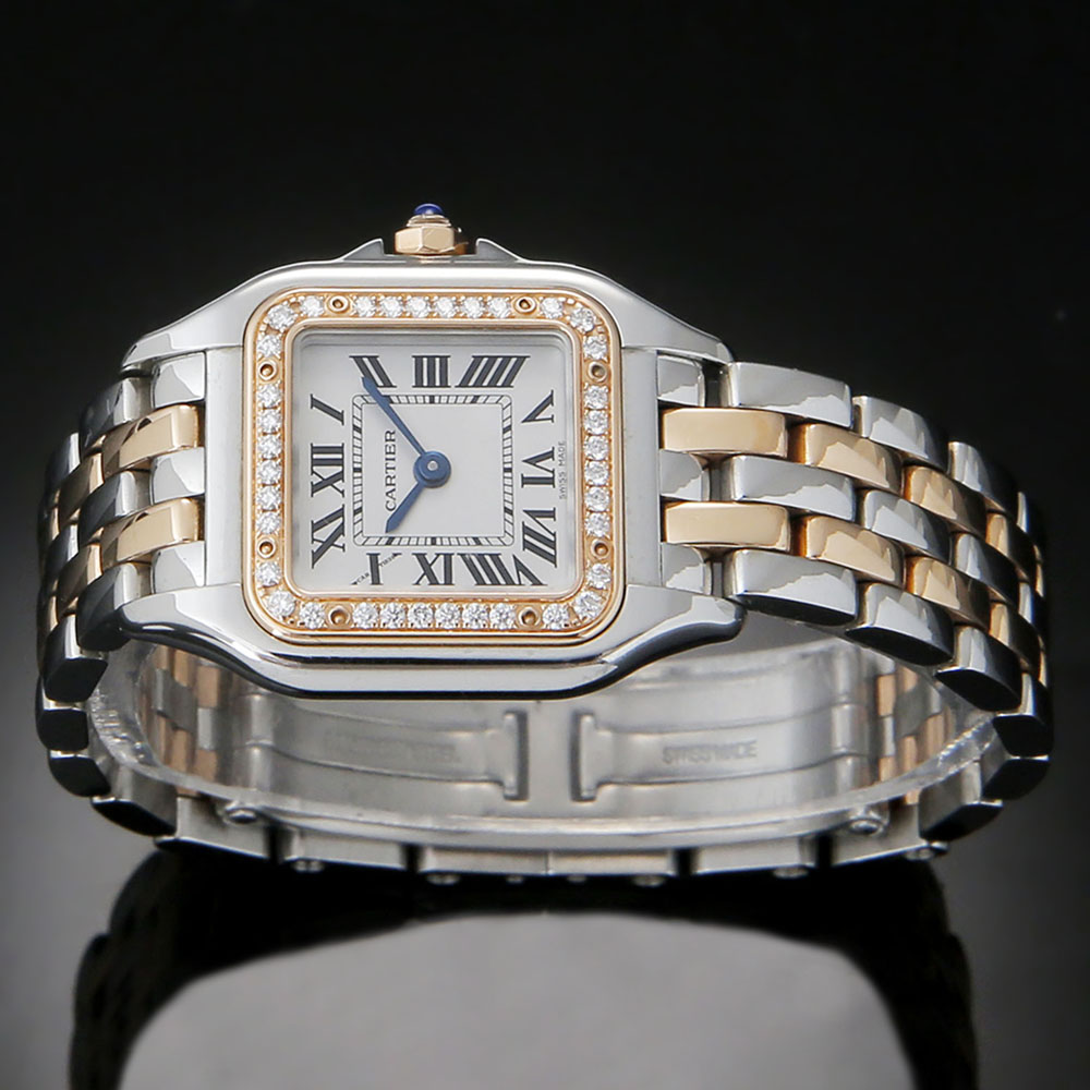 CARTIER(USED)까르띠에 팬더 2라인 콤비 다이아베젤