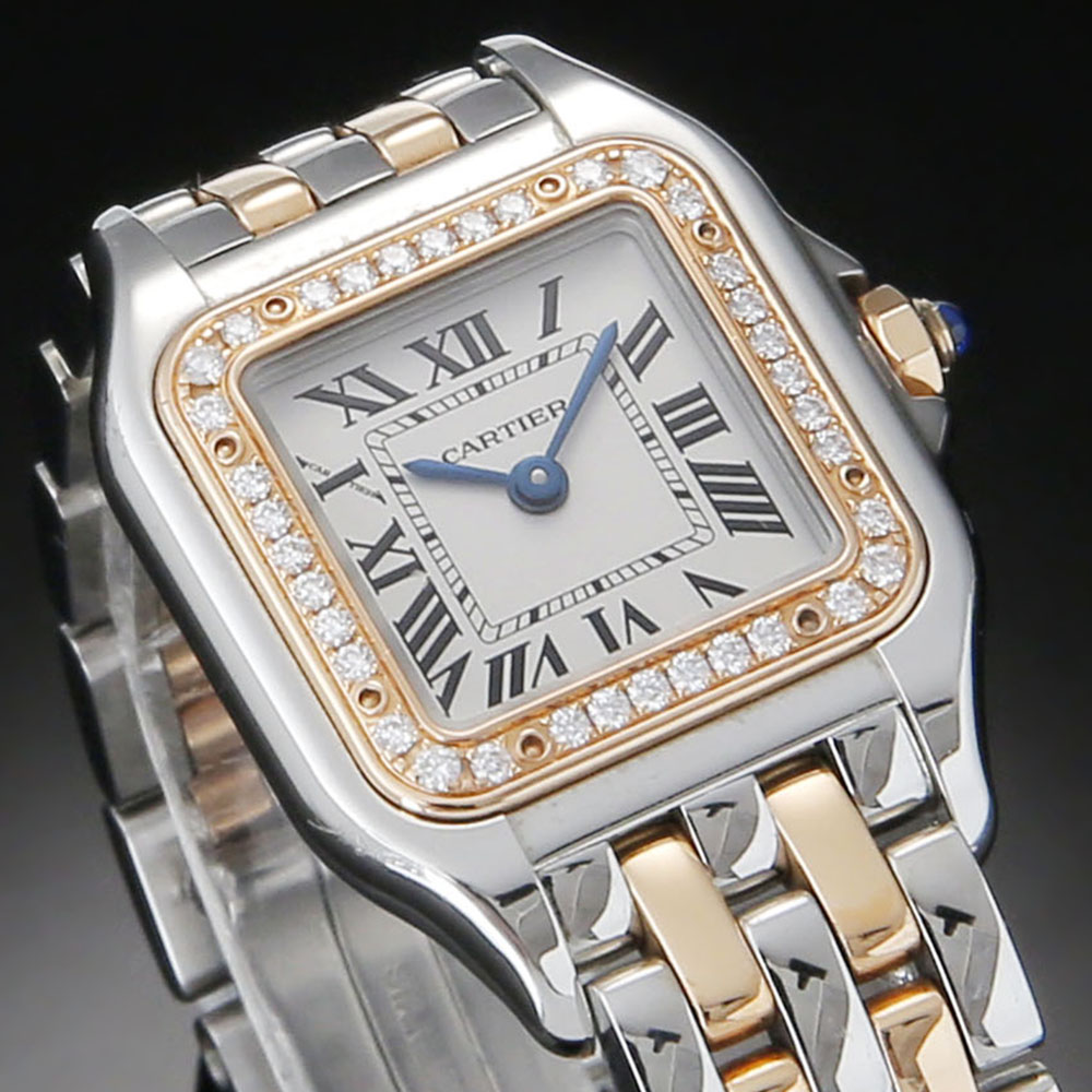 CARTIER(USED)까르띠에 팬더 2라인 콤비 다이아베젤