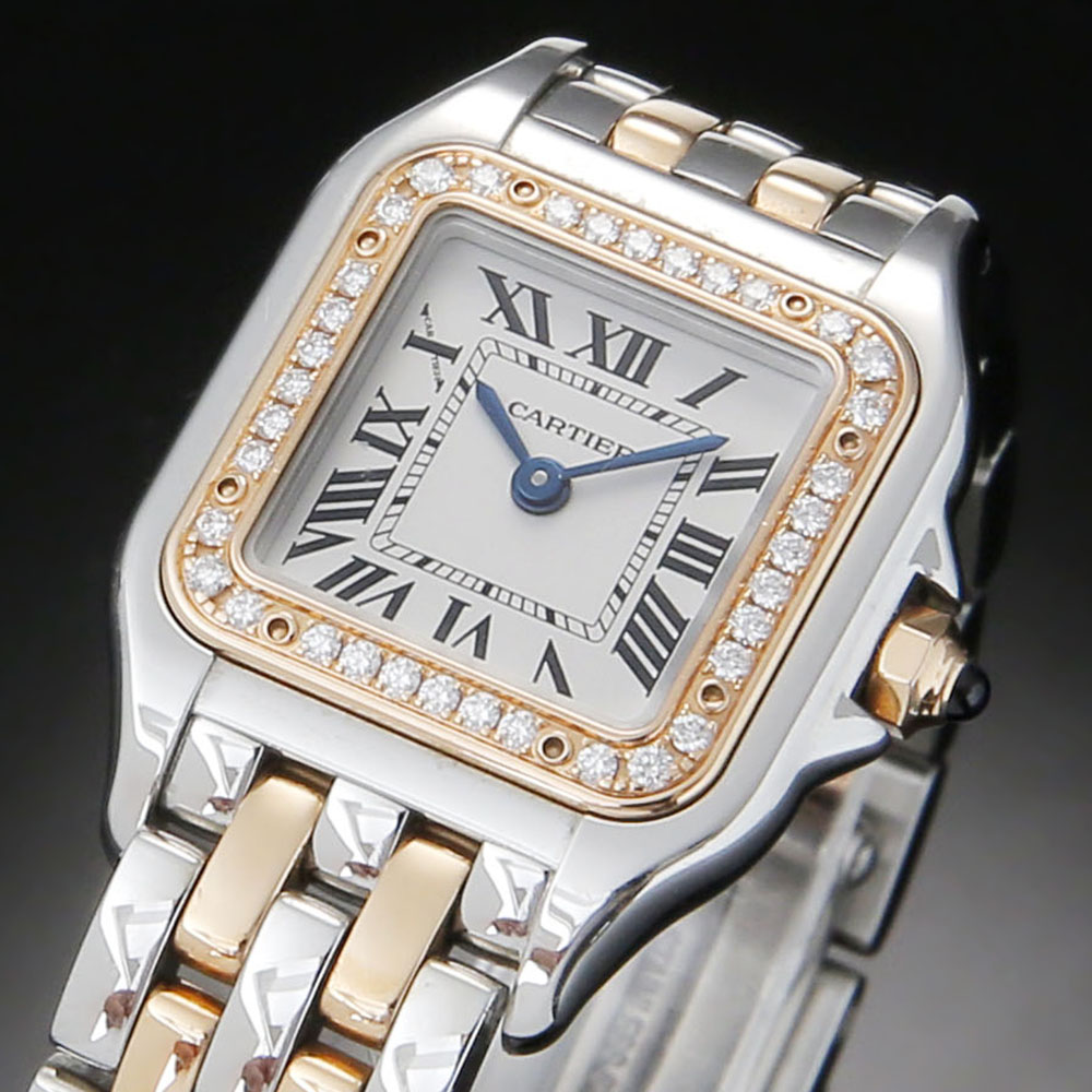 CARTIER(USED)까르띠에 팬더 2라인 콤비 다이아베젤