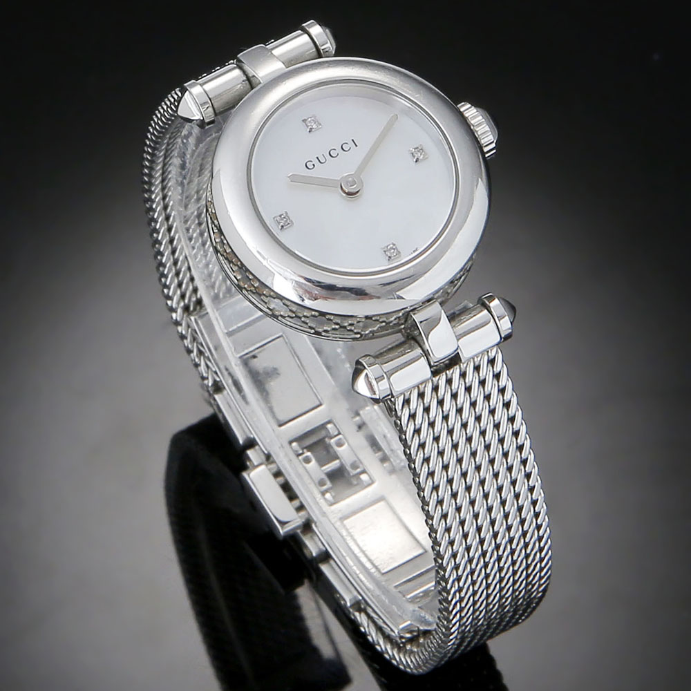 GUCCI(USED)구찌 디아망띠시마 레이디 스틸 워치