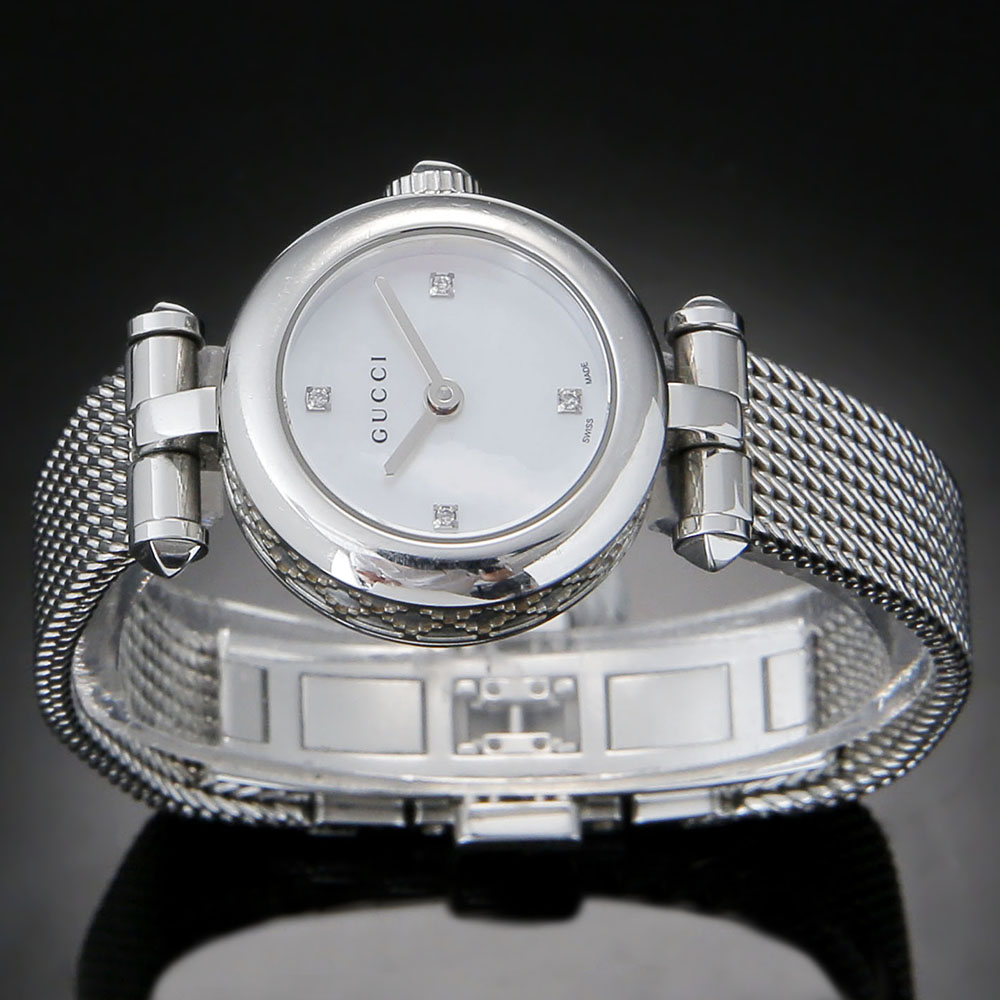 GUCCI(USED)구찌 디아망띠시마 레이디 스틸 워치