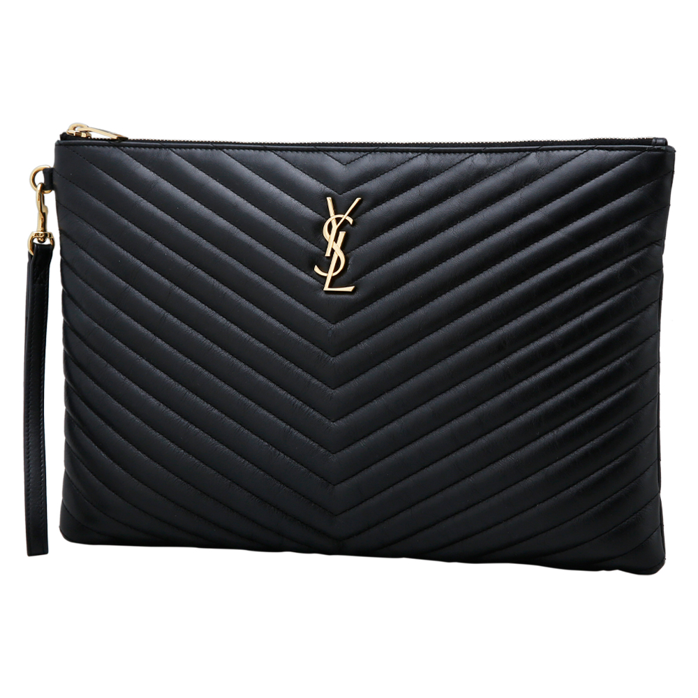 Yves Saint Laurent(USED)생로랑 모노그램 쉐브론 클러치