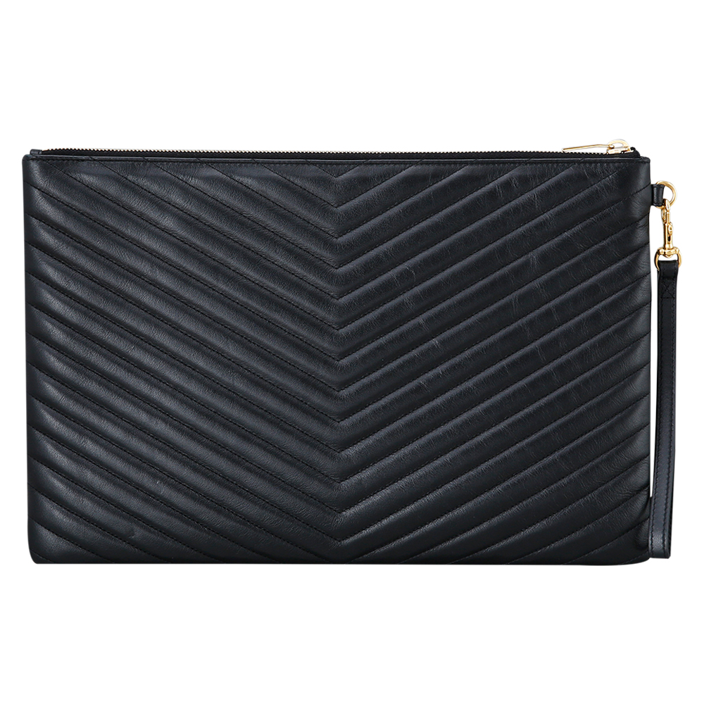 Yves Saint Laurent(USED)생로랑 모노그램 쉐브론 클러치