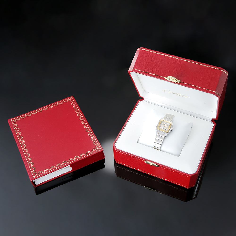CARTIER(USED)까르띠에 산토스 갈베 콤비 입체판 스몰