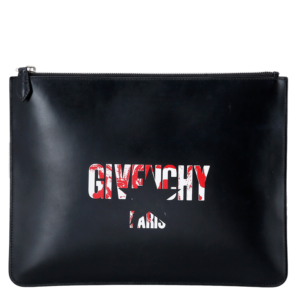 GIVENCHY(USED)지방시 로고 클러치