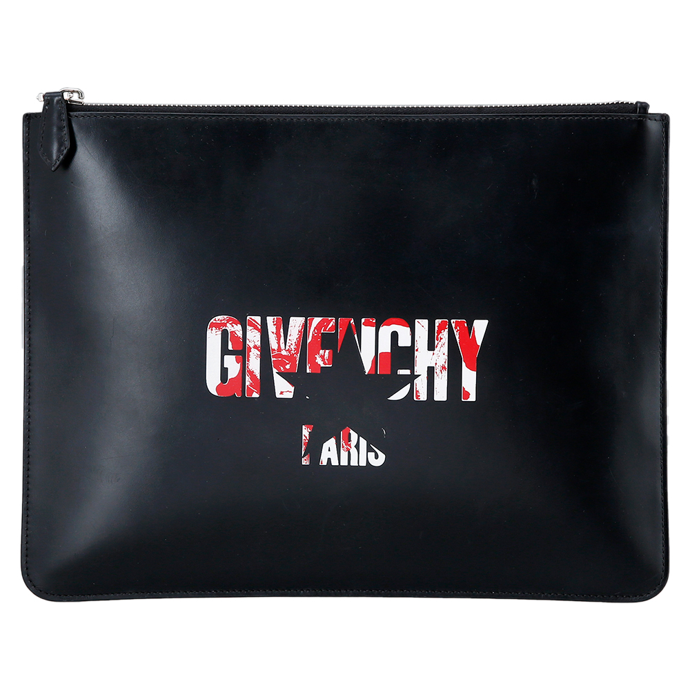 GIVENCHY(USED)지방시 로고 클러치
