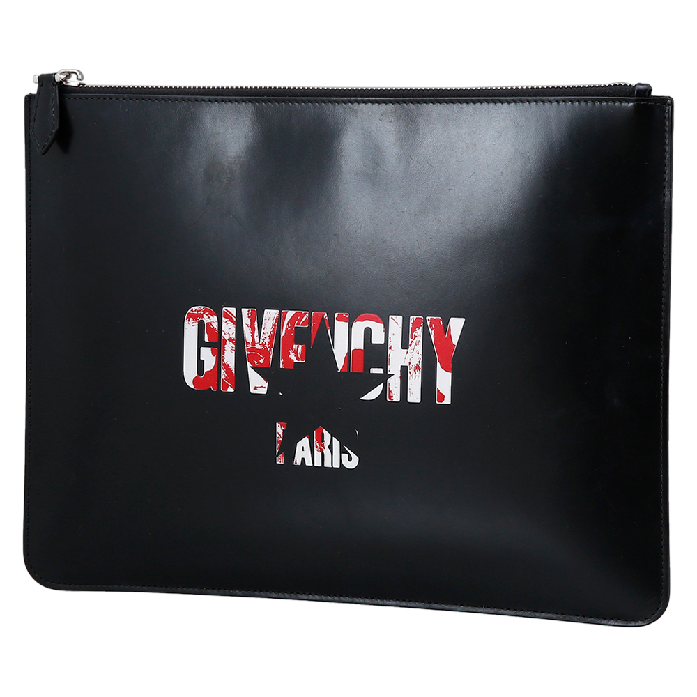 GIVENCHY(USED)지방시 로고 클러치