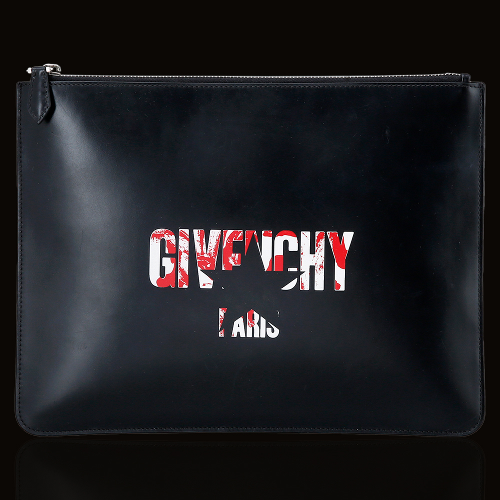 GIVENCHY(USED)지방시 로고 클러치