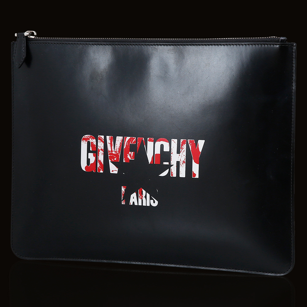 GIVENCHY(USED)지방시 로고 클러치