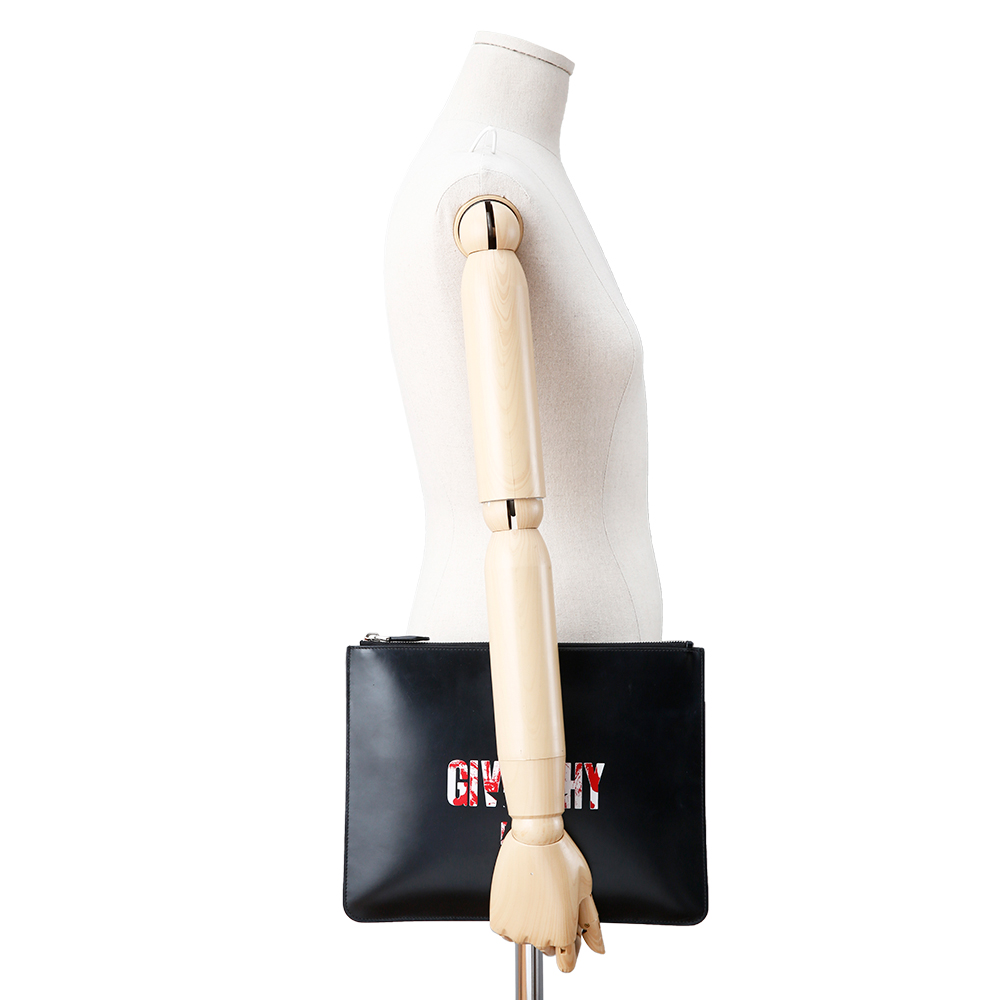 GIVENCHY(USED)지방시 로고 클러치