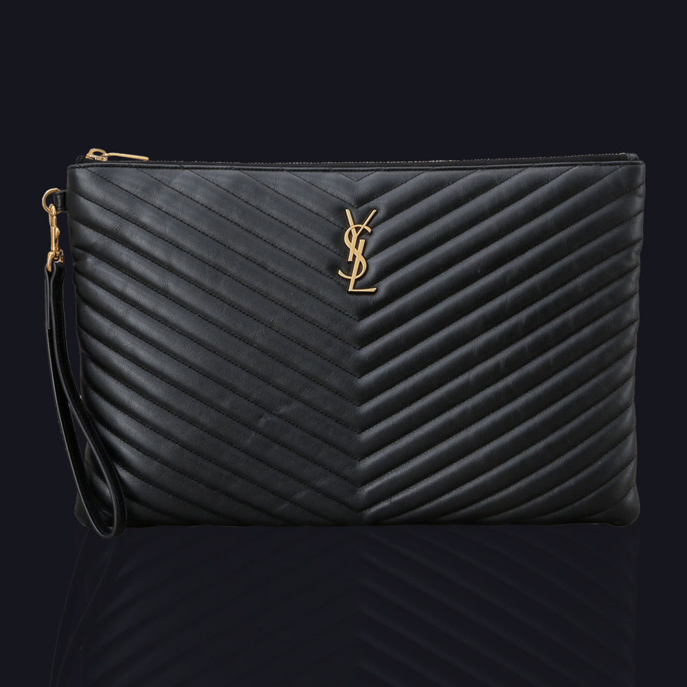 Yves Saint Laurent(USED)생로랑 모노그램 쉐브론 클러치
