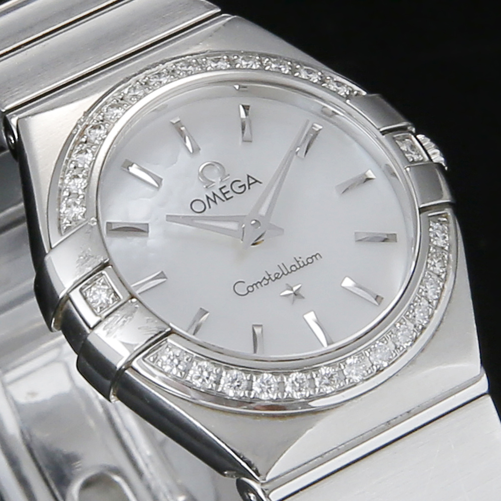 OMEGA(USED)오메가 뉴 컨스틸레이션 스틸 다이아베젤