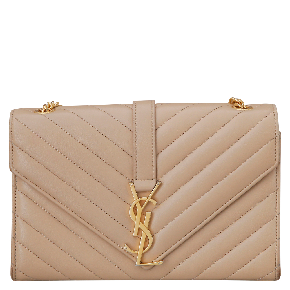 Yves Saint Laurent(USED)생로랑 모노그램 쉐브론 체인 숄더백