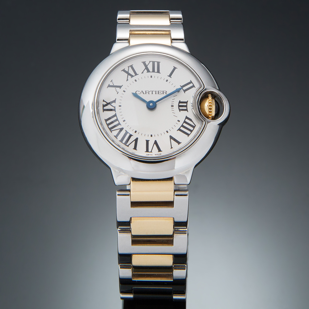 CARTIER(USED)까르띠에 발롱블루 콤비28