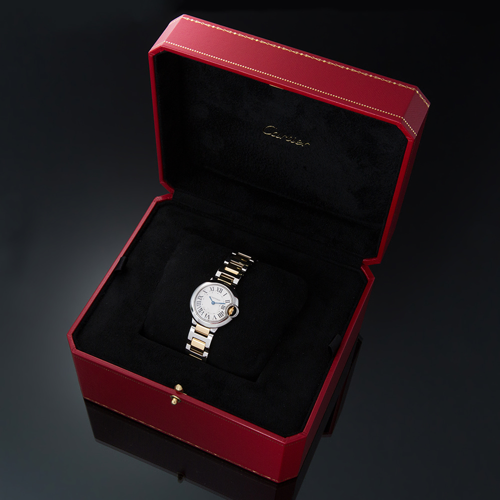 CARTIER(USED)까르띠에 발롱블루 콤비28