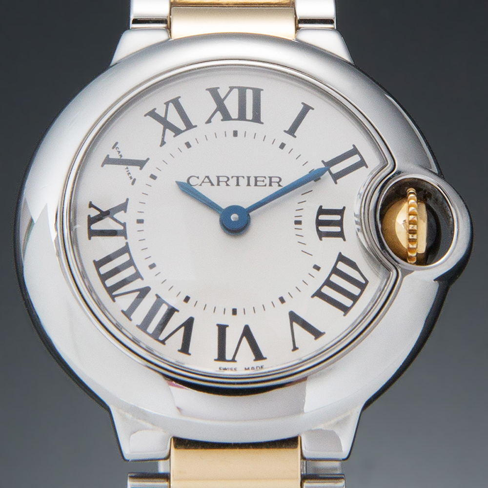 CARTIER(USED)까르띠에 발롱블루 콤비28