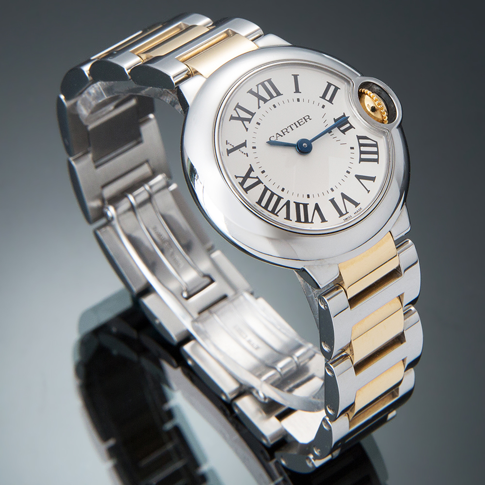 CARTIER(USED)까르띠에 발롱블루 콤비28