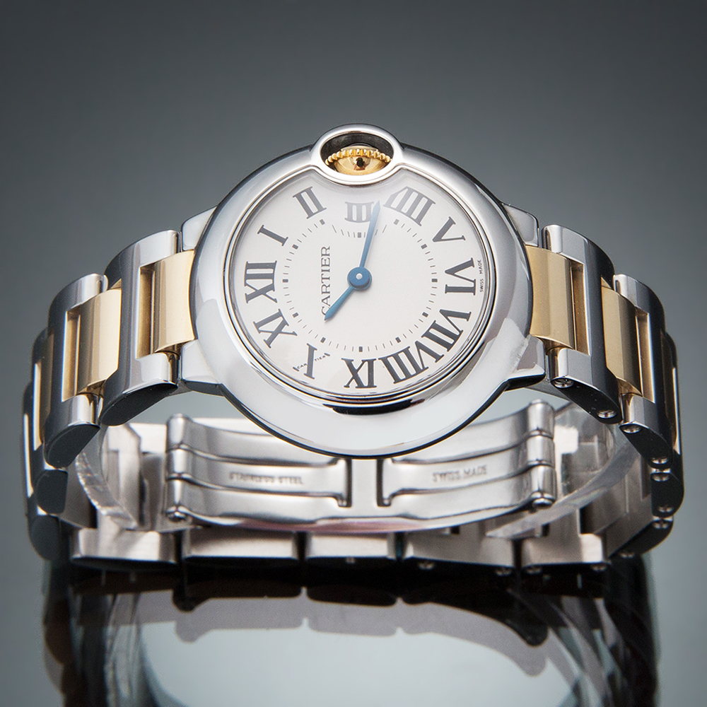 CARTIER(USED)까르띠에 발롱블루 콤비28