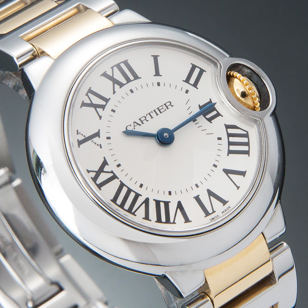 CARTIER(USED)까르띠에 발롱블루 콤비28