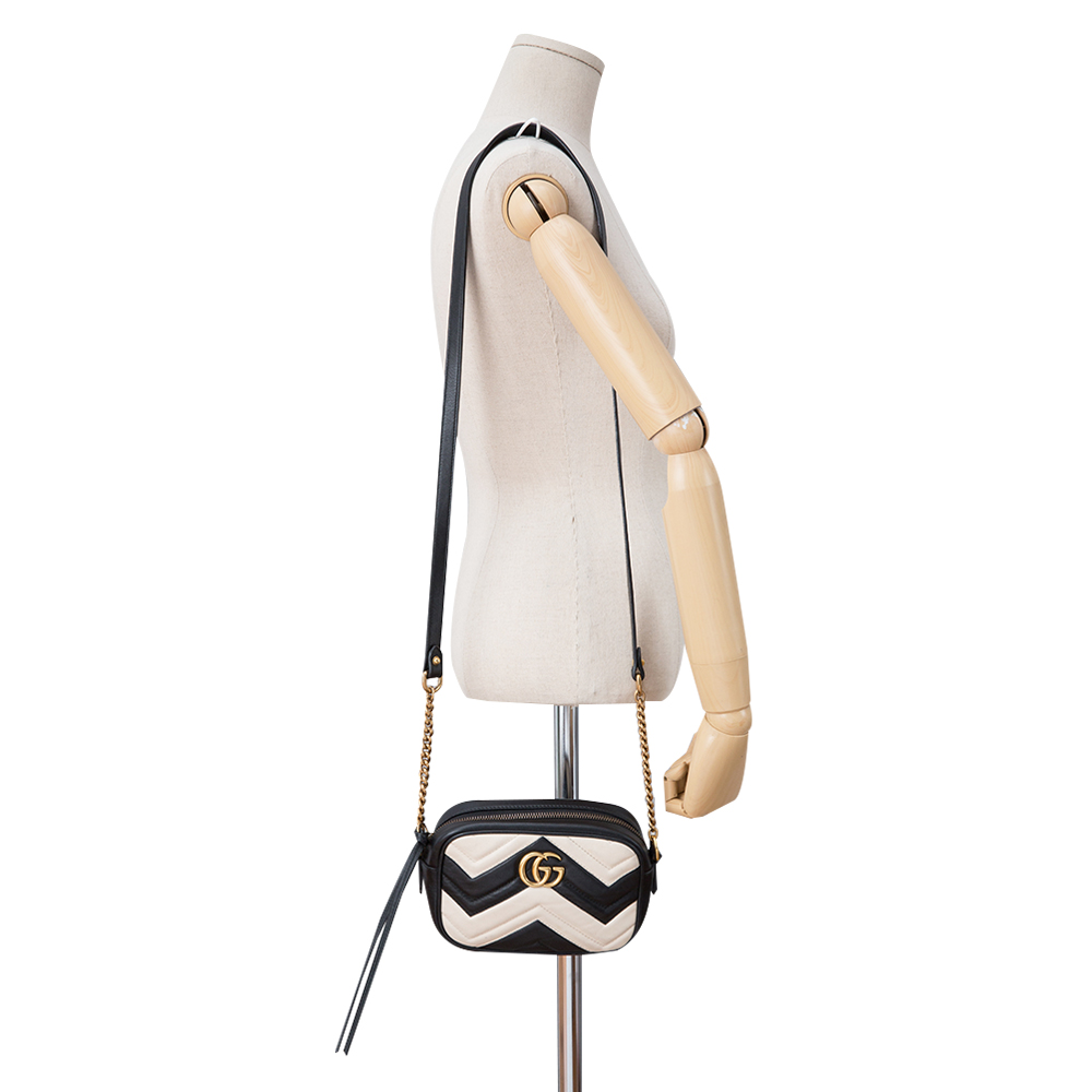 GUCCI(USED)구찌 마몽트 마틀라세 미니 숄더백