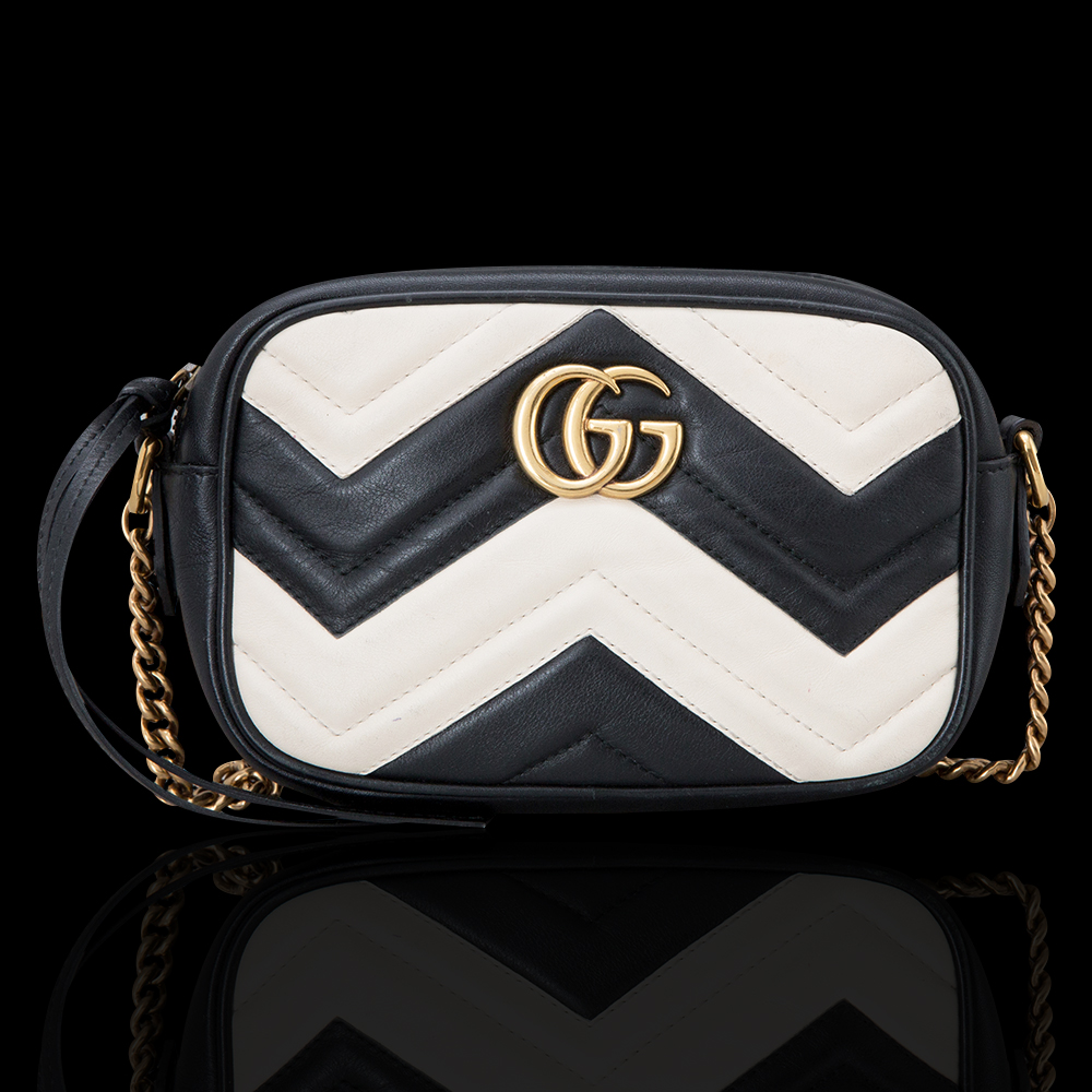 GUCCI(USED)구찌 마몽트 마틀라세 미니 숄더백