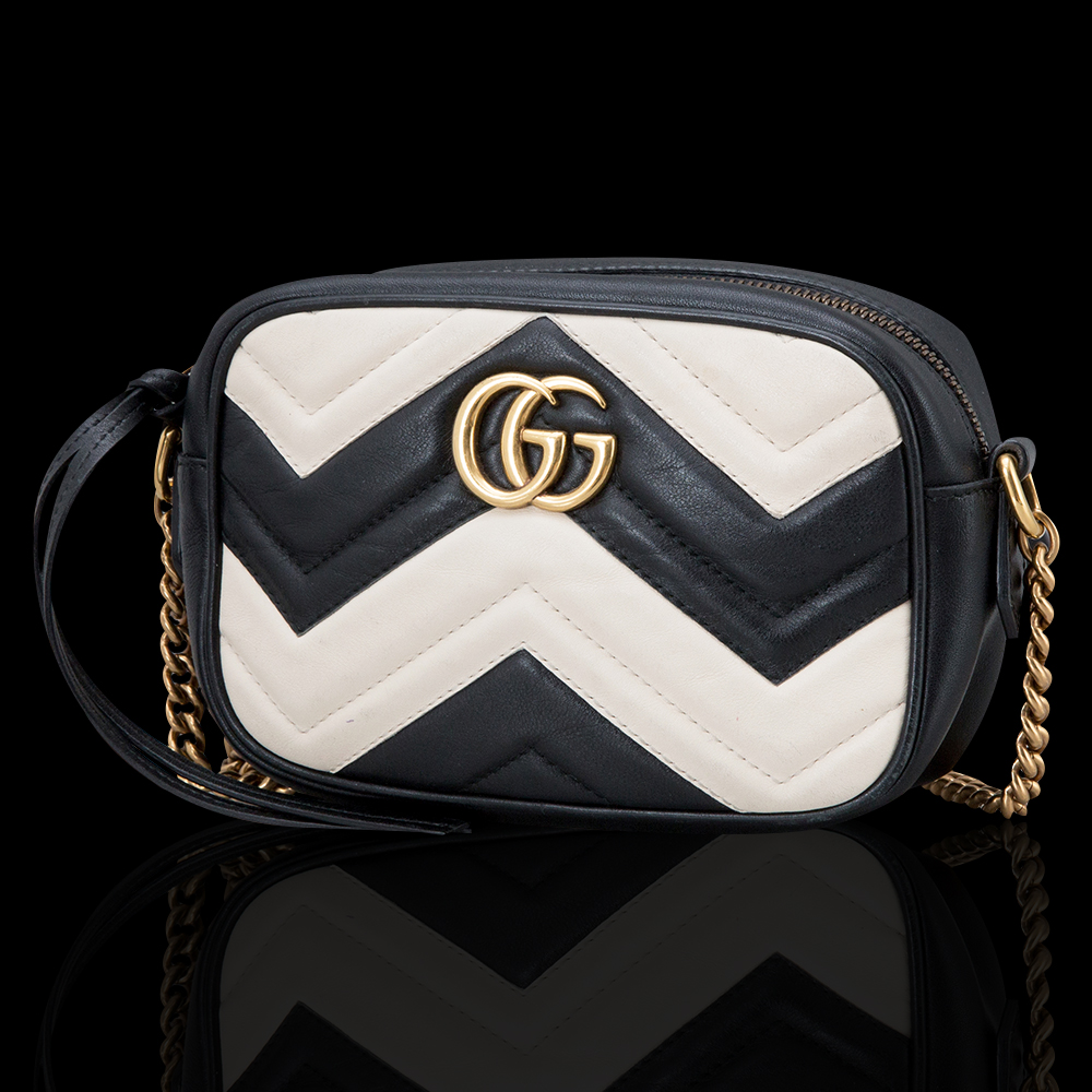 GUCCI(USED)구찌 마몽트 마틀라세 미니 숄더백