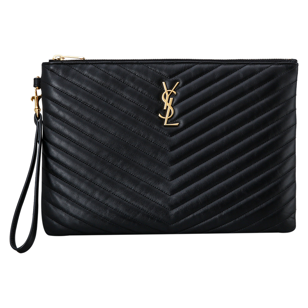 Yves Saint Laurent(USED)생로랑 모노그램 쉐브론 클러치