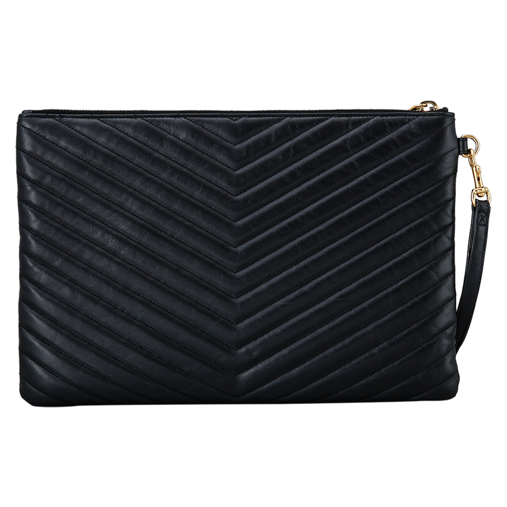 Yves Saint Laurent(USED)생로랑 모노그램 쉐브론 클러치