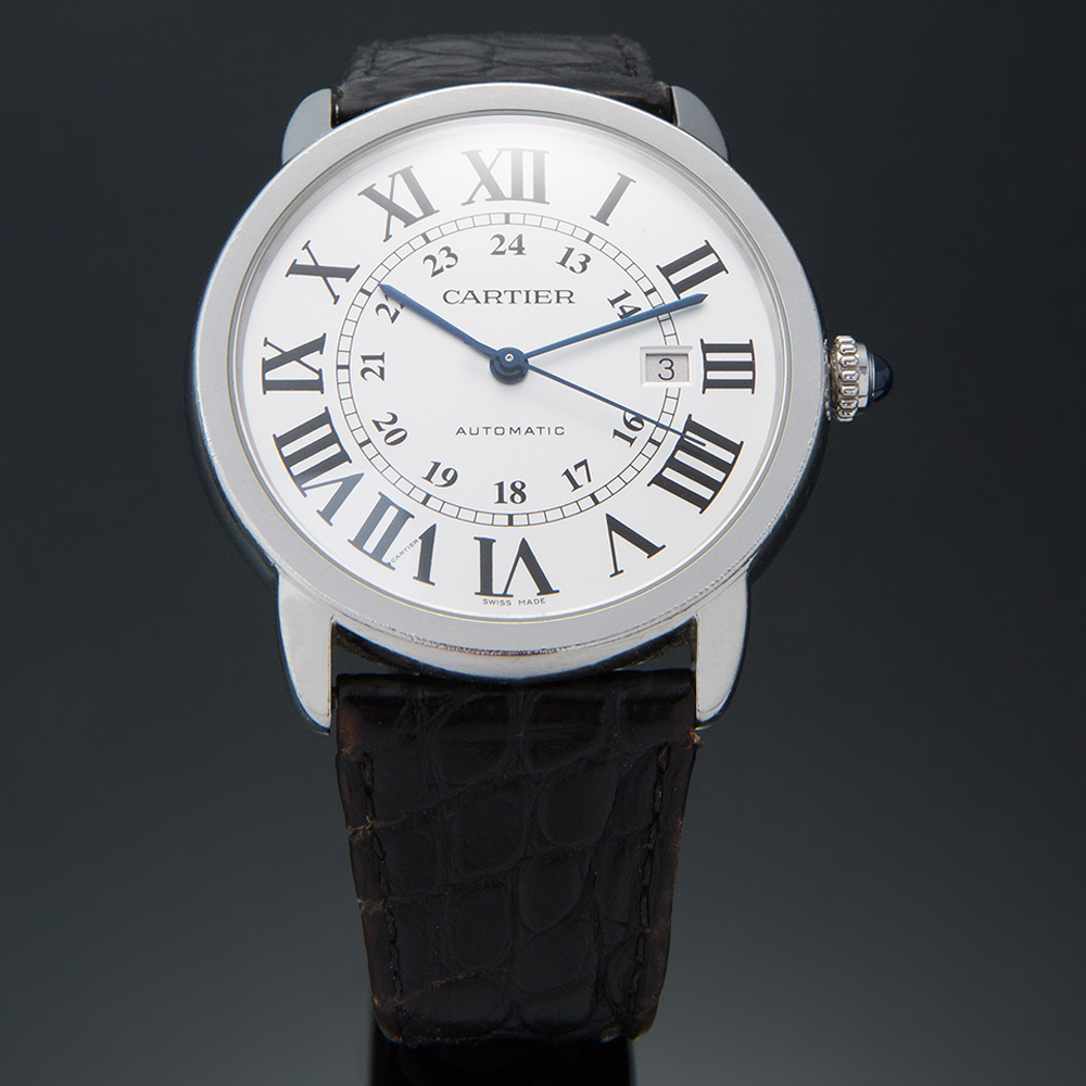 CARTIER(USED)까르띠에 롱드솔로 스틸 오토 XL
