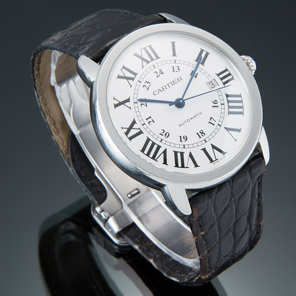 CARTIER(USED)까르띠에 롱드솔로 스틸 오토 XL