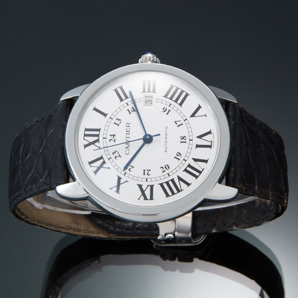 CARTIER(USED)까르띠에 롱드솔로 스틸 오토 XL
