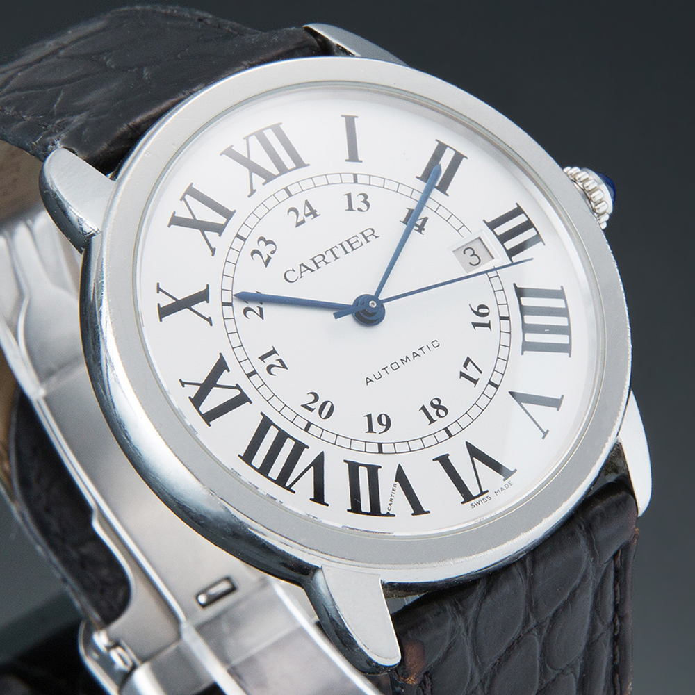 CARTIER(USED)까르띠에 롱드솔로 스틸 오토 XL