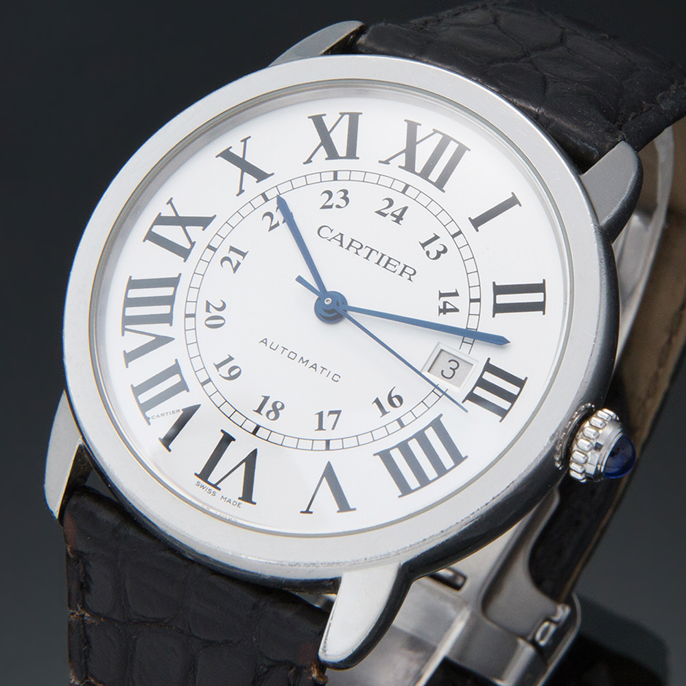 CARTIER(USED)까르띠에 롱드솔로 스틸 오토 XL