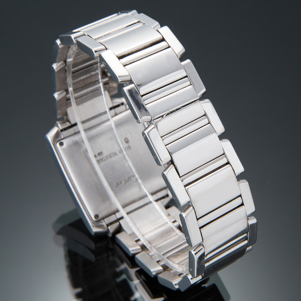 CARTIER(USED)까르띠에 탱크 프랑세스 WG 라지 다이아베젤
