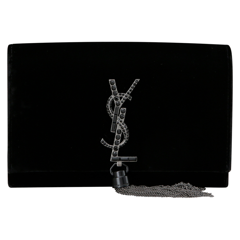 Yves Saint Laurent(USED)생로랑 벨벳 체인 숄더백
