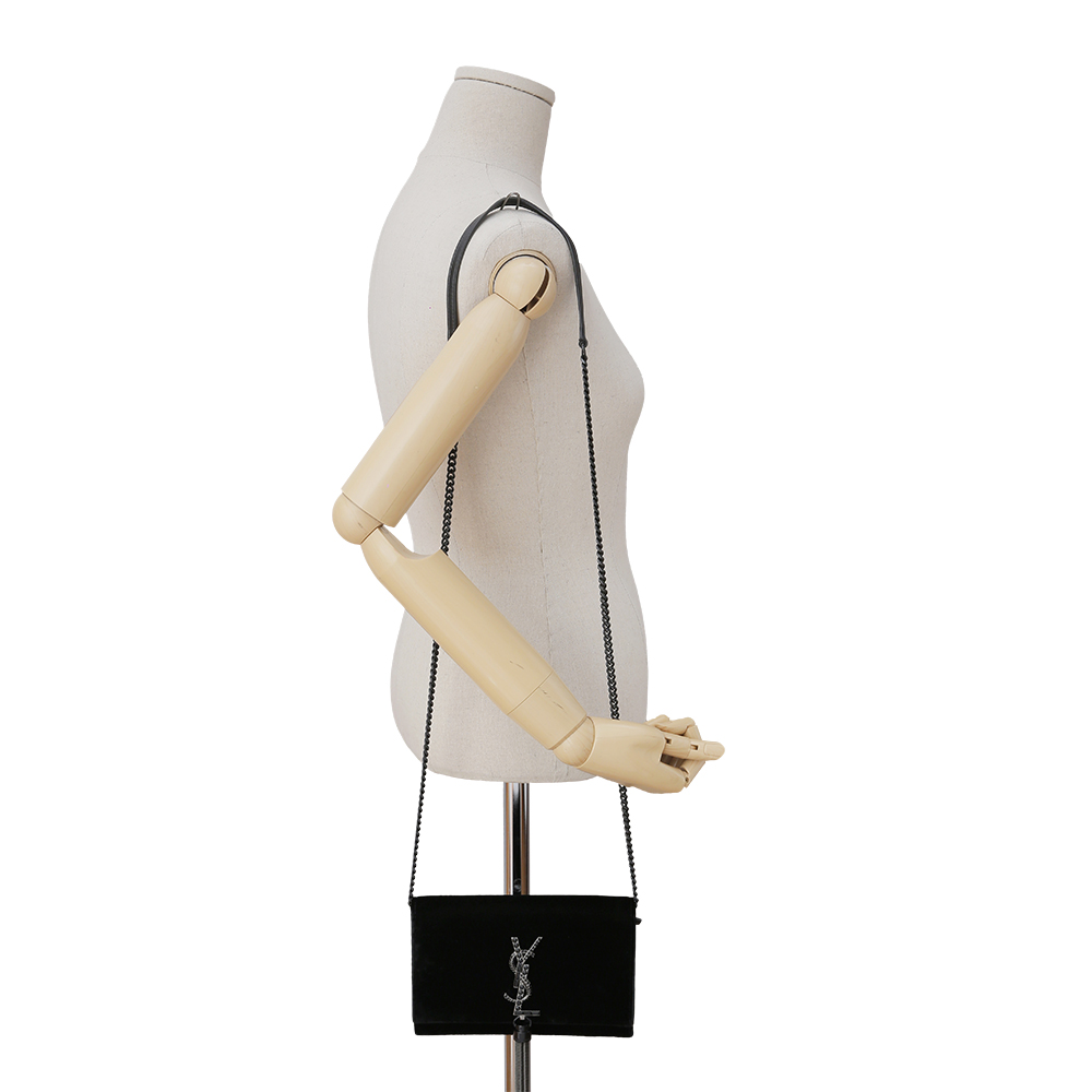 Yves Saint Laurent(USED)생로랑 벨벳 체인 숄더백