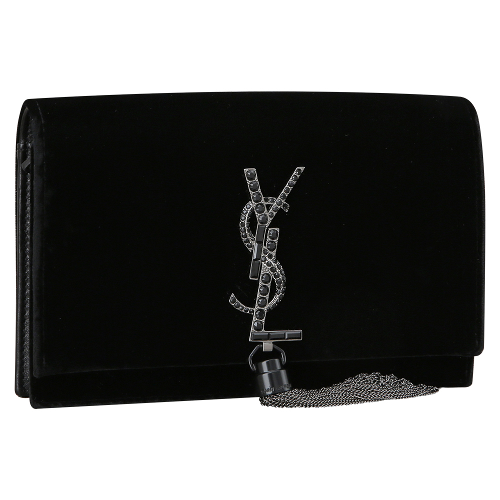 Yves Saint Laurent(USED)생로랑 벨벳 체인 숄더백