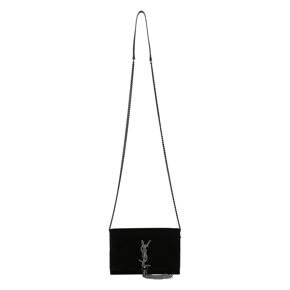 Yves Saint Laurent(USED)생로랑 벨벳 체인 숄더백