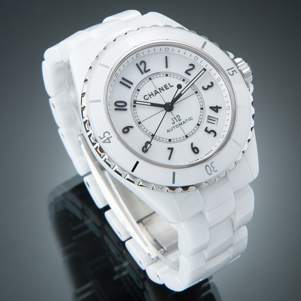 CHANEL(USED)샤넬 J12 화이트 세라믹 오토 H5700