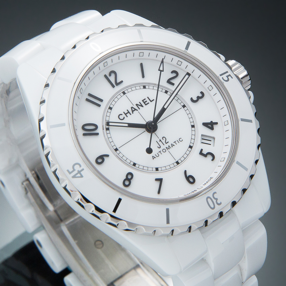 CHANEL(USED)샤넬 J12 화이트 세라믹 오토 H5700