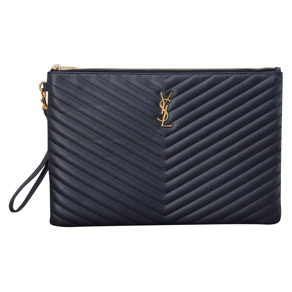 Yves Saint Laurent(USED)생로랑 모노그램 쉐브론 클러치