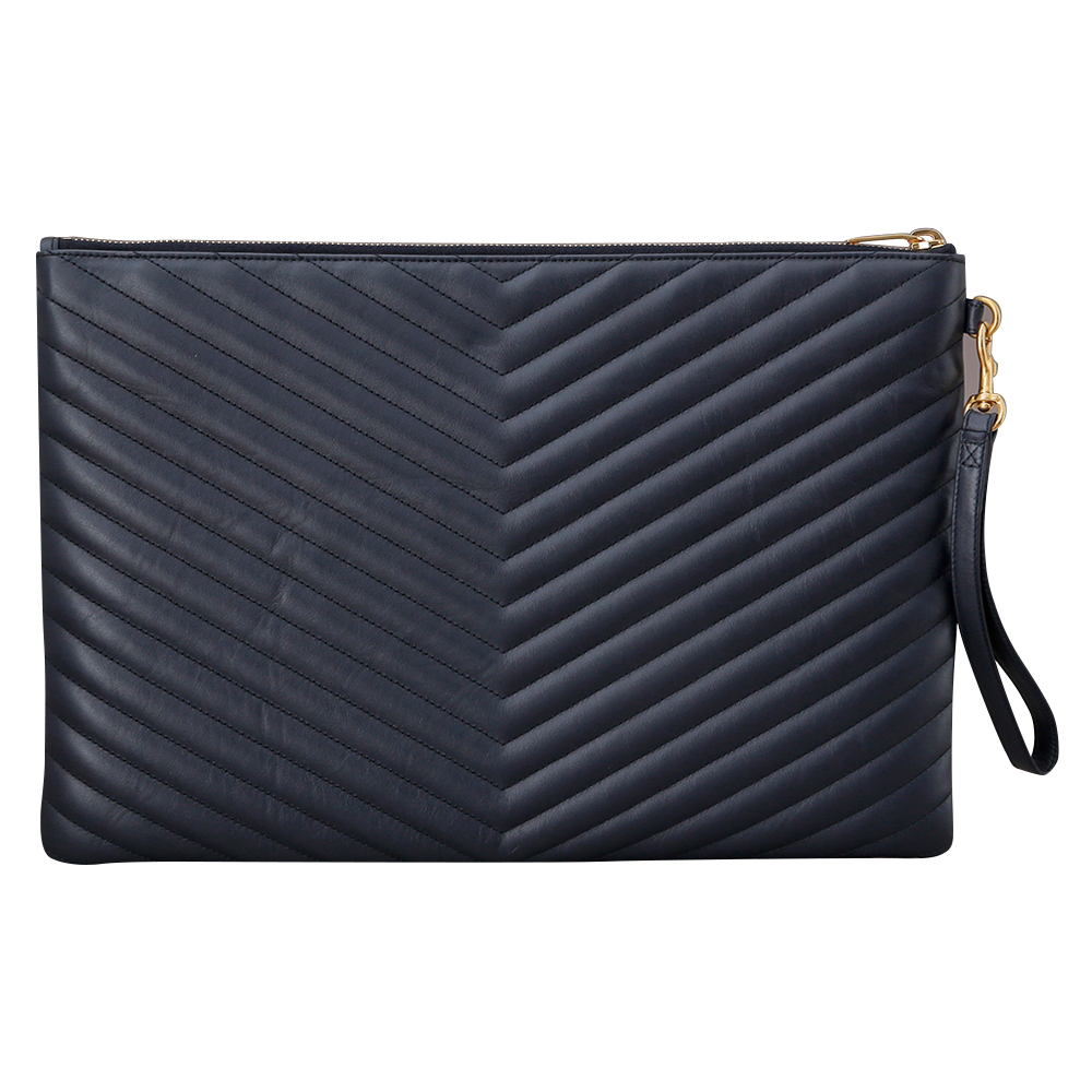 Yves Saint Laurent(USED)생로랑 모노그램 쉐브론 클러치