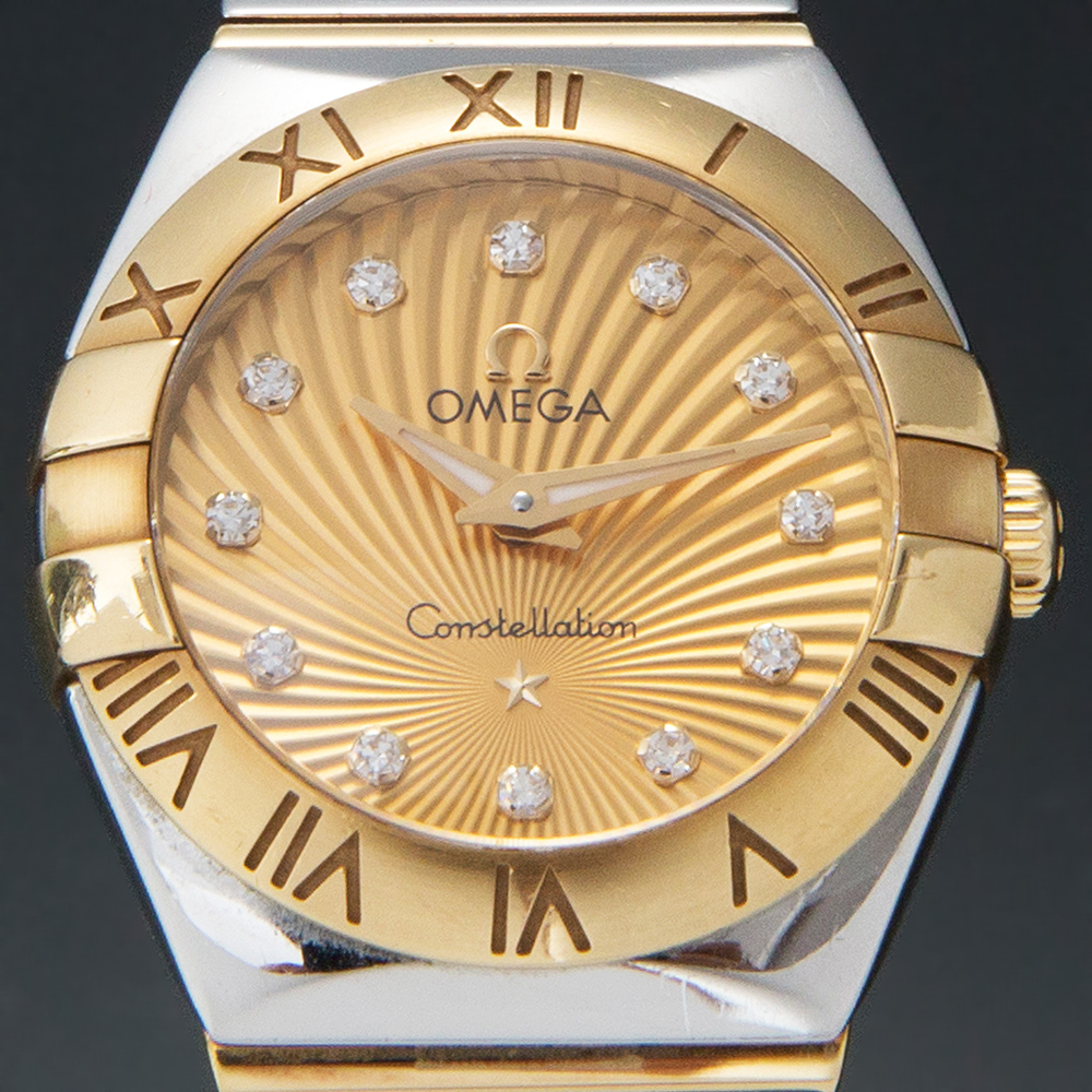 OMEGA(USED)오메가 뉴 컨스틸레이션 콤비 풀바