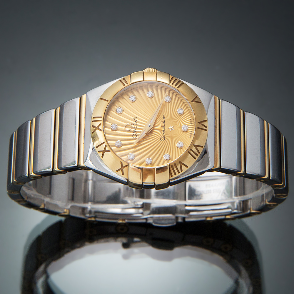 OMEGA(USED)오메가 뉴 컨스틸레이션 콤비 풀바