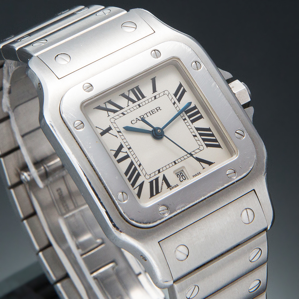 CARTIER(USED)까르띠에 산토스 갈베 스틸 L