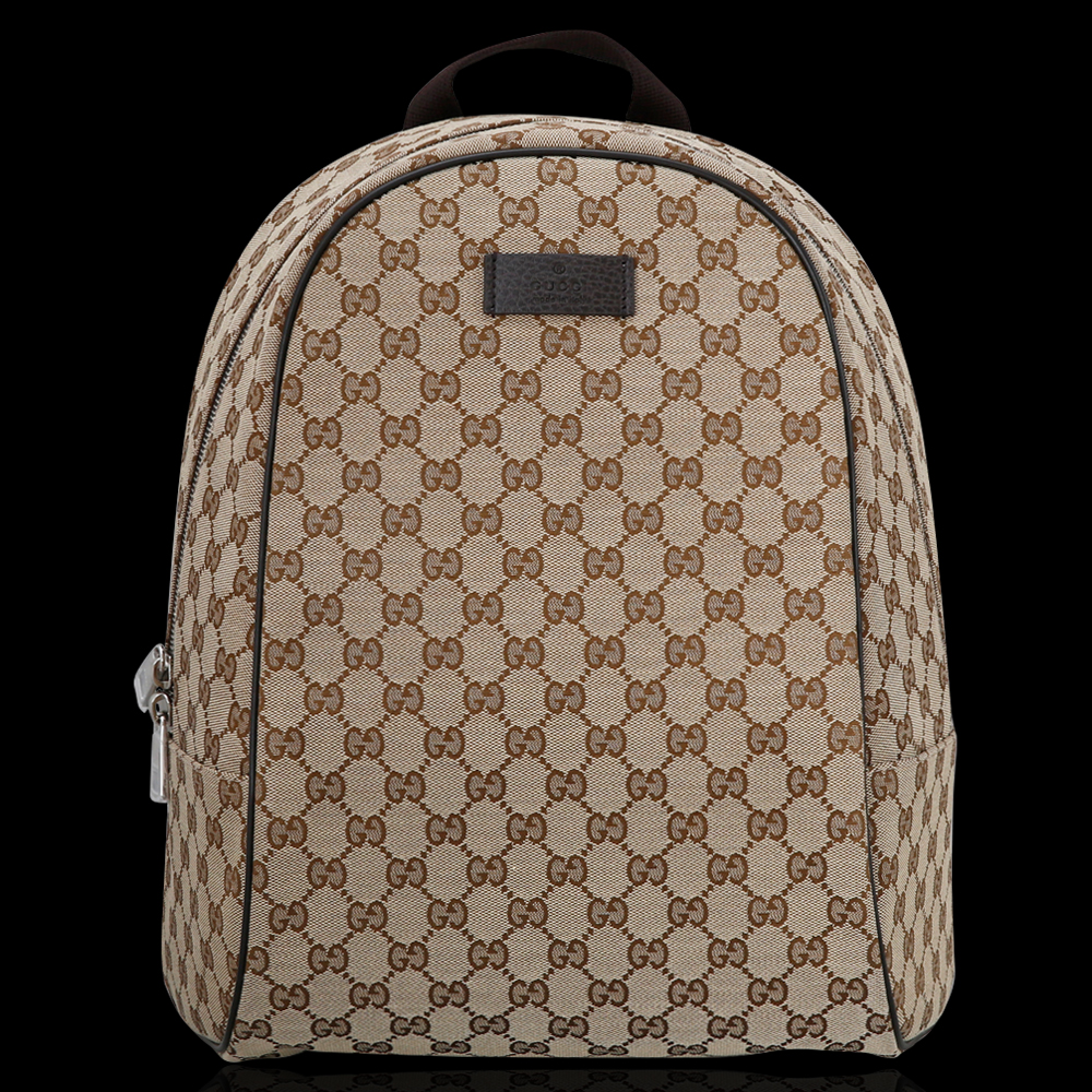 GUCCI(USED) 구찌 GG로고 패브릭 백팩